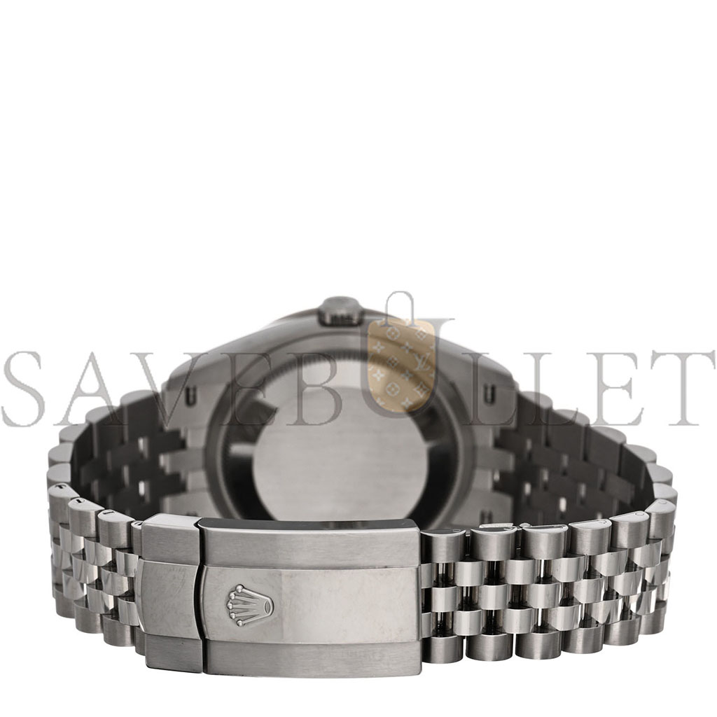 r*l*x stainless steel 18k white gold Di*m*nd bezel 36mm oyster perpetual datejust watch blue 126284rbr