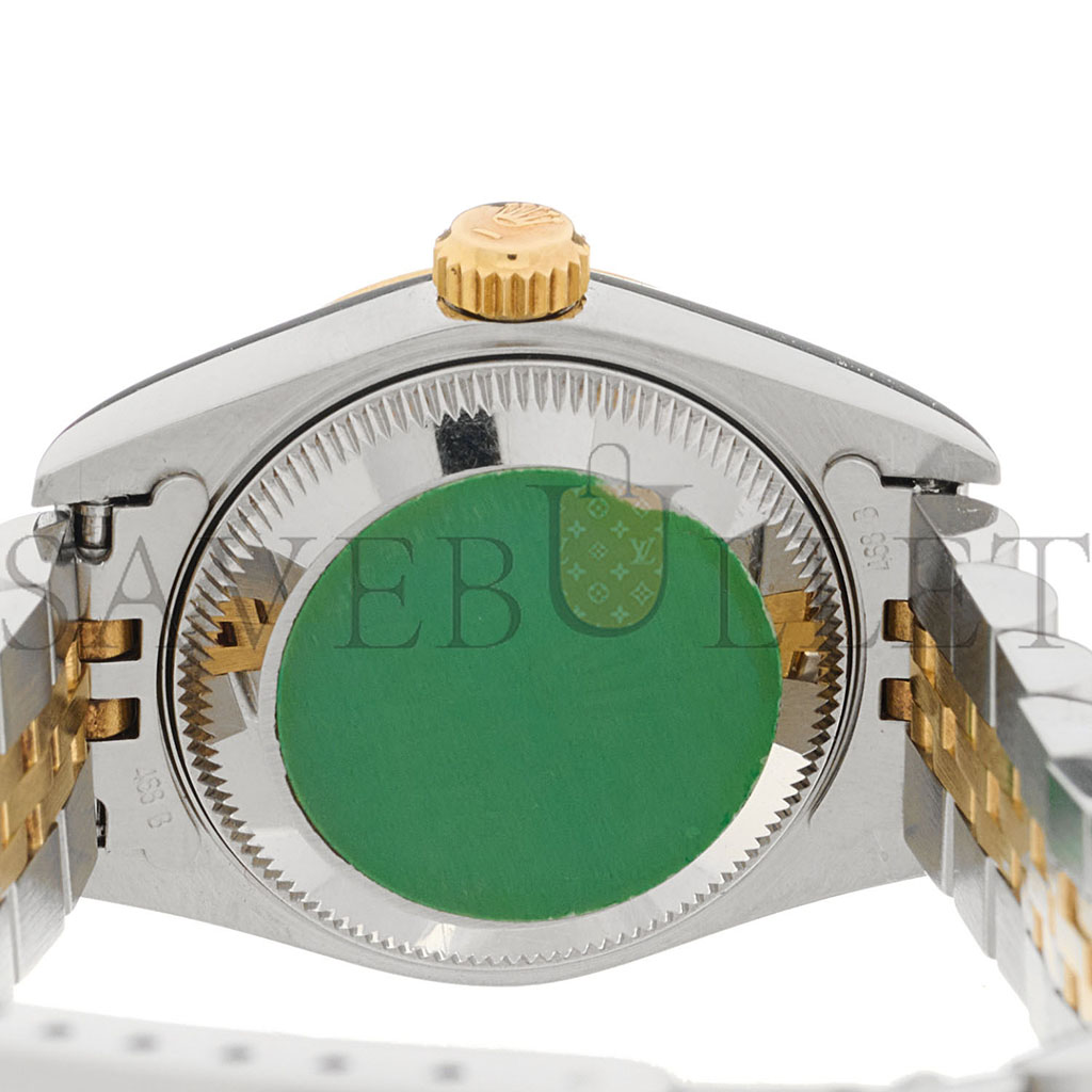 r*l*x stainless steel 18k yellow gold Di*m*nd 26mm oyster perpetual datejust watch champagne jubilee 69173