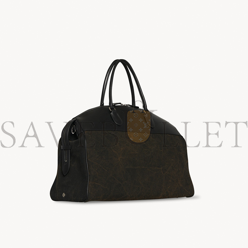 T*e R*w george duffle in leather and denim blackblack w1630l52w763bblcs (43*30*18cm)