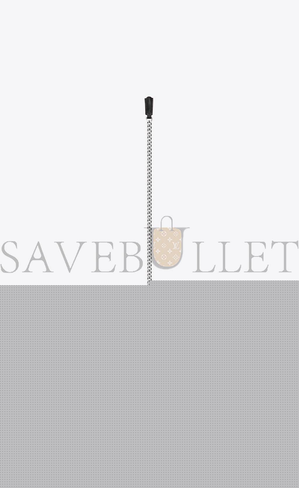 Y*L sunset medium chain gab in crocodile-embossed shiny leather 442906dnd0n1000 (22*16*6.5cm)