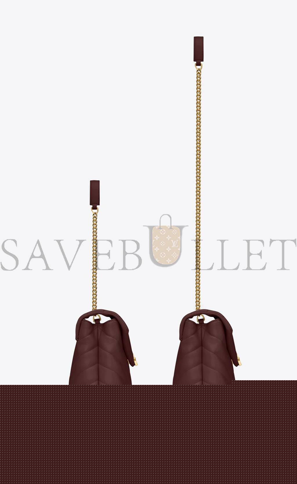 Y*L loulou small chain bag in quilted "y" leather 494699dv7276475 (23*17*9cm)