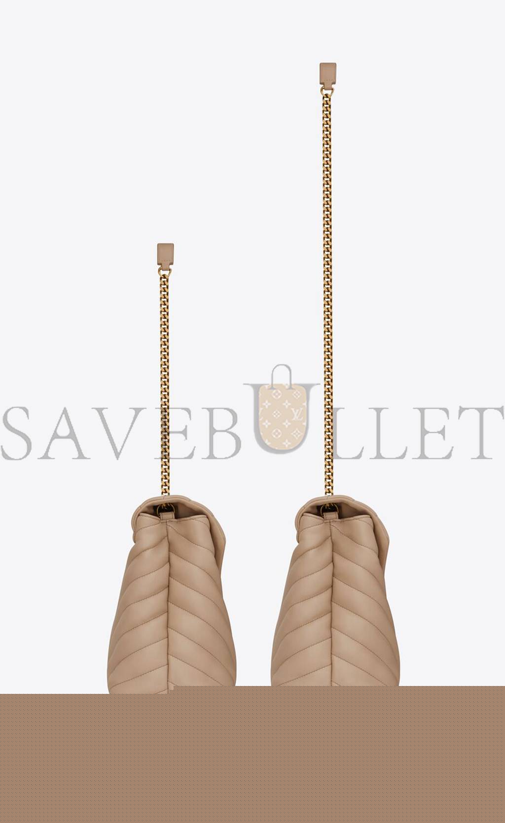 Y*L loulou medium chain bag in quilted leather 574946dv7272721 (32*22*12cm)