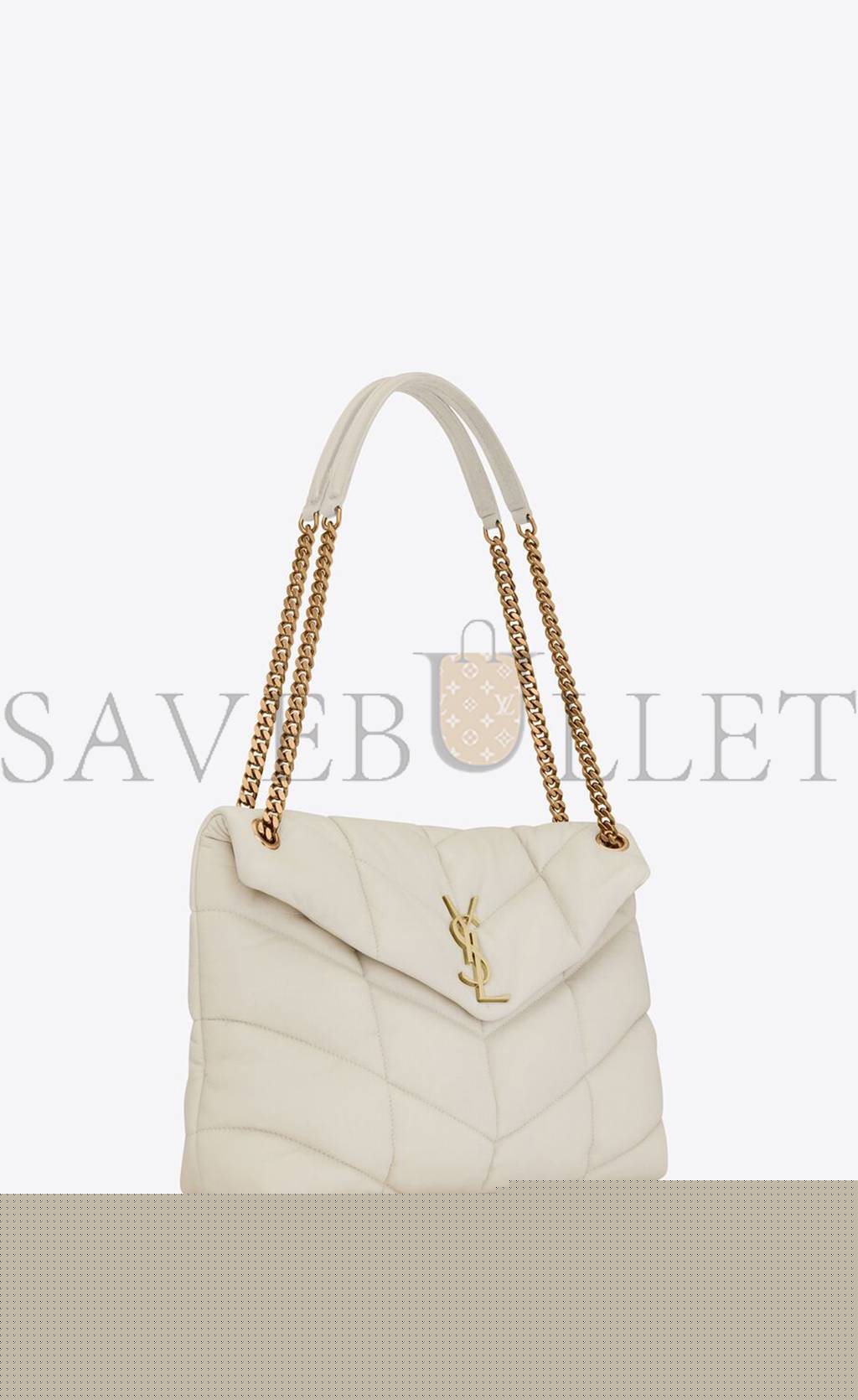 Y*L puffer medium chain bag in quilted lambskin 5774751el079207 (35*23*13.5cm)