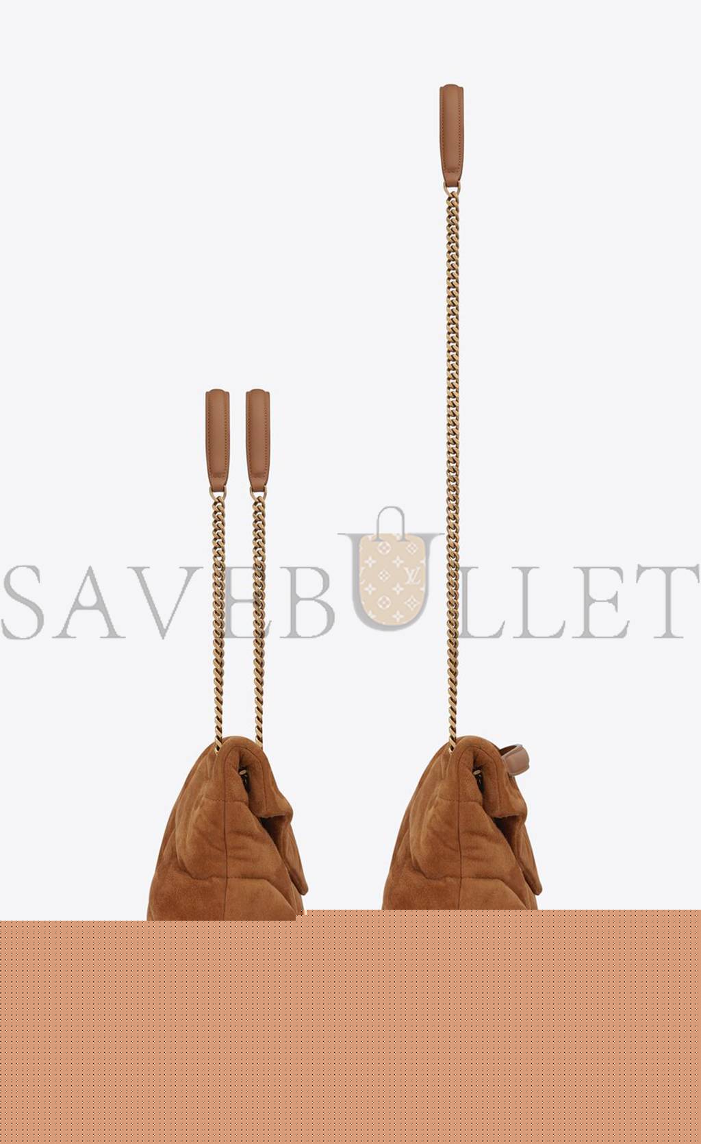 Y*L puffer small chain bag in quilted suede 5774761u8377761 (29*17*11cm)