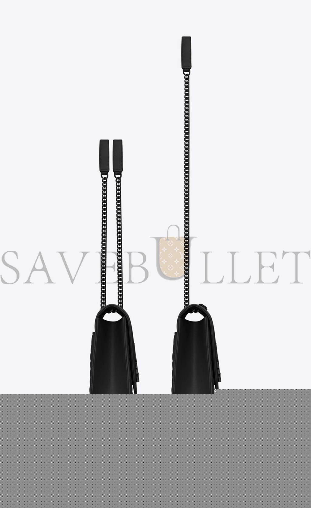 Y*L envelope large bag in mix matelassé grain de poudre embossed leather 600166bow981000 (31*22*7.5cm)