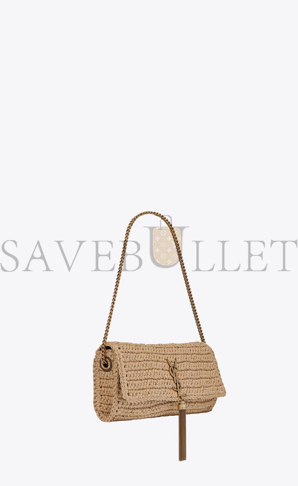Y*L kate 99 chain bag with tassel in raffia 604276gg6aw7072 (26*13.5*4.5cm)