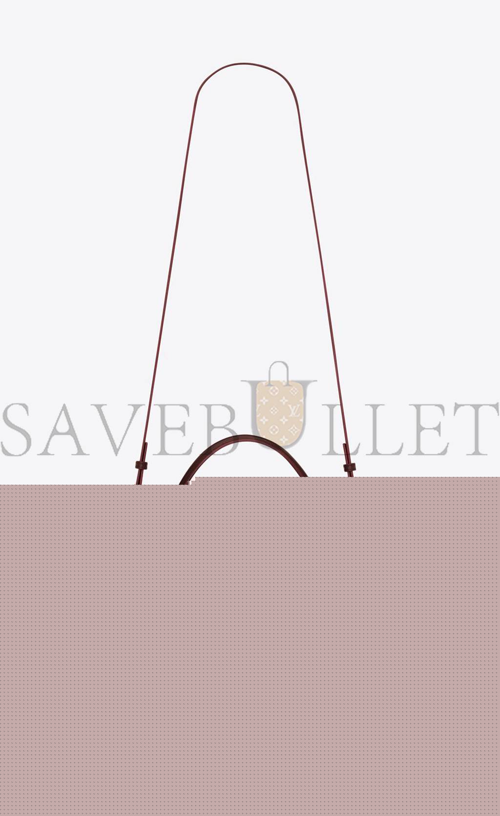 y*l cassandra medium top handle bag in box Sa**t Lau*nt leather 6239310sx0w2045 (24.5*20*11.5cm)