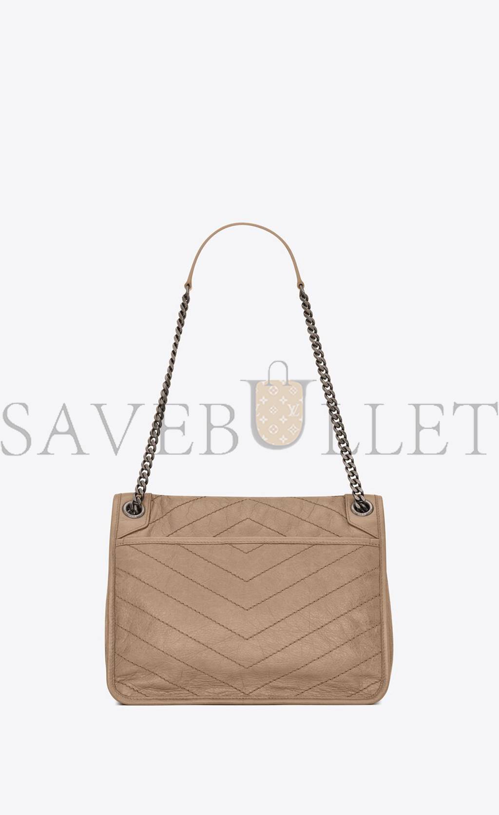 Y*L niki medium chain bag in crinkled vintage vegetable-tanned leather 6331581yg042826 (28*20*8.5cm)