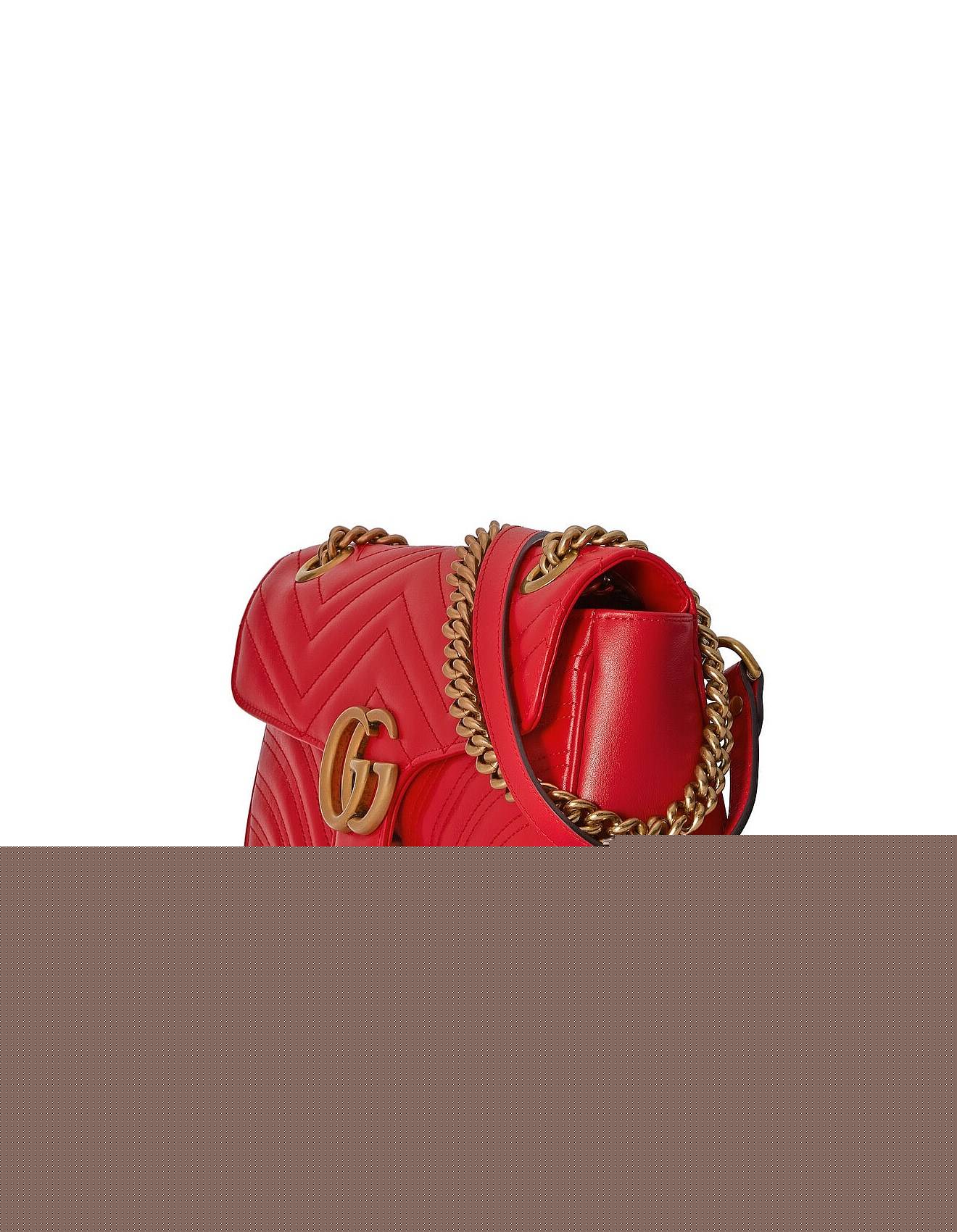 G*u*i gg marmont small shoulder bag 443497 (26*15*7cm)