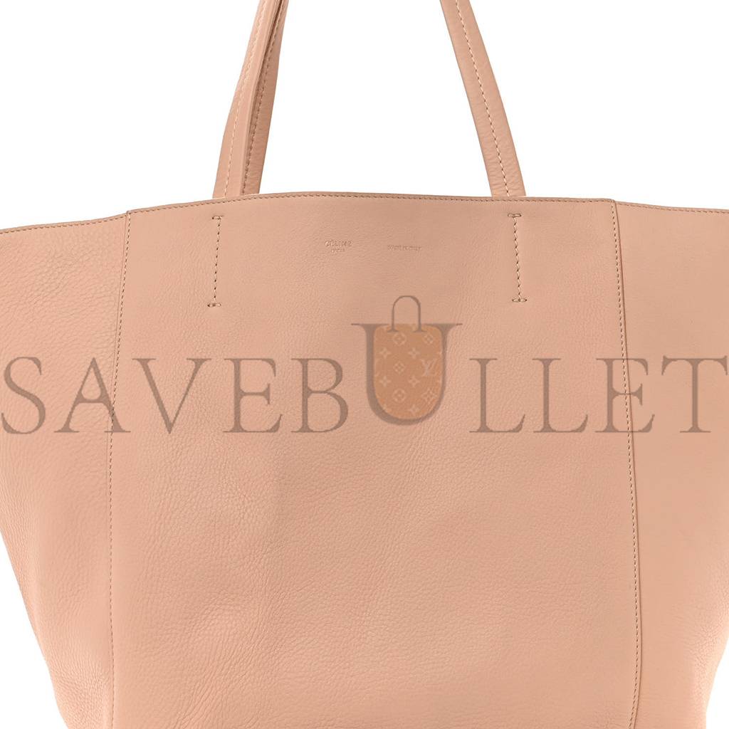 Ce**e soft grained calfskin medium horizontal cabas phantom light blush (28*26*16cm)