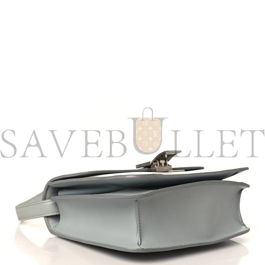 Ce**e box calfskin teen classic box flap bag frost (18*15*6cm)