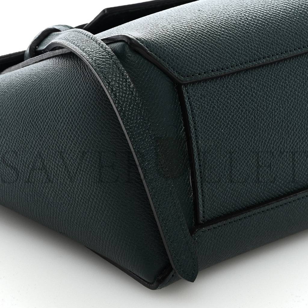 Ce**e grained calfskin nano belt bag amazone (20*19*11cm)