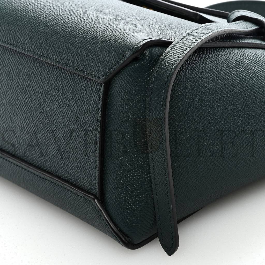 Ce**e grained calfskin nano belt bag amazone (20*19*11cm)