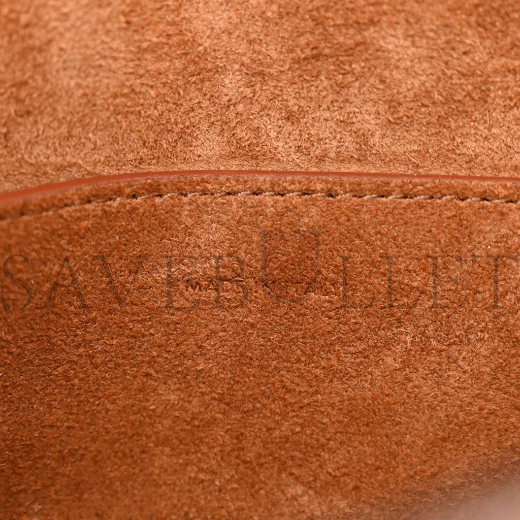 Ce**e smooth calfskin cuir triomphe folco crossbody bag tan (19*16*6cm)