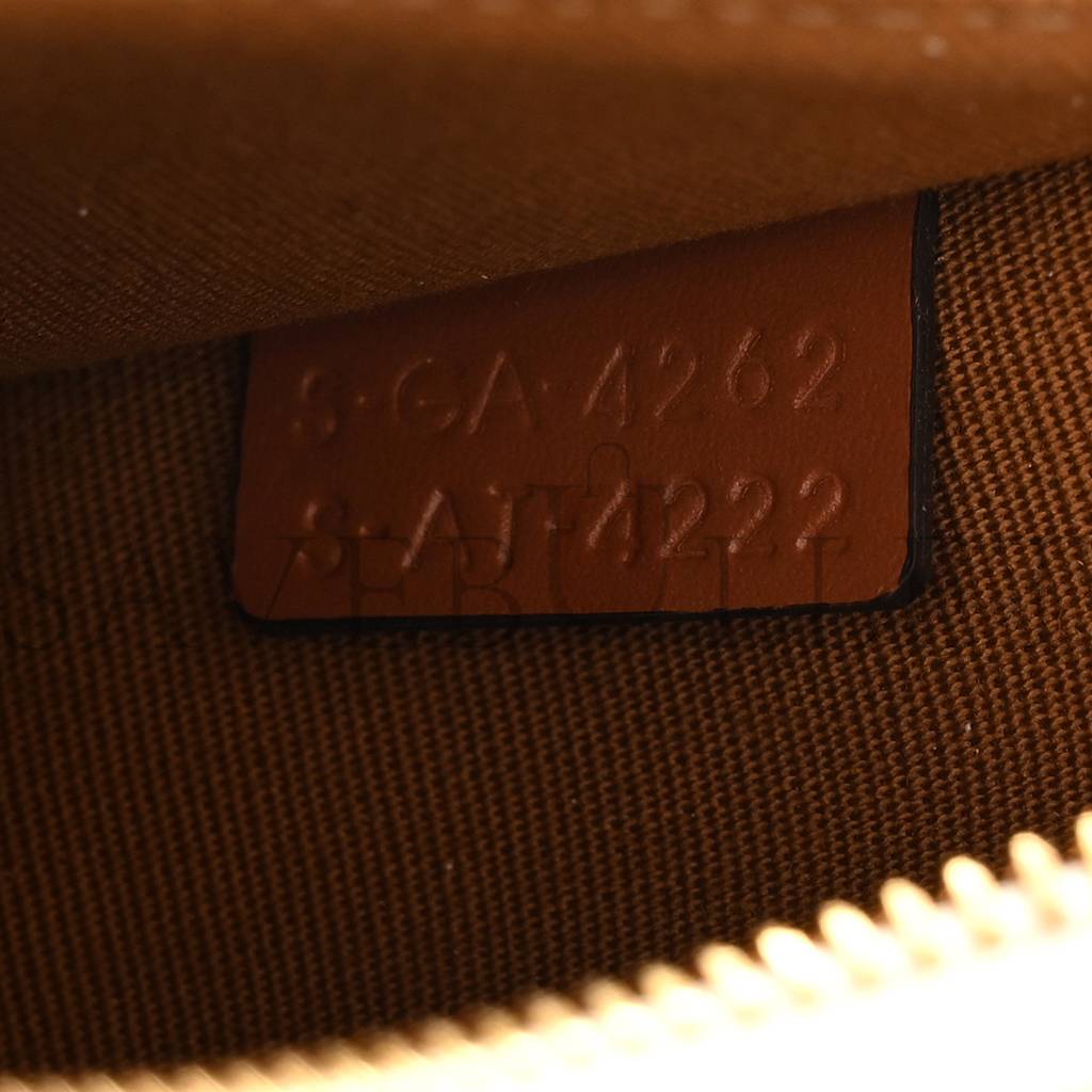 Ce**e canvas calfskin ava triomphe shoulder bag white (25*20*7cm)