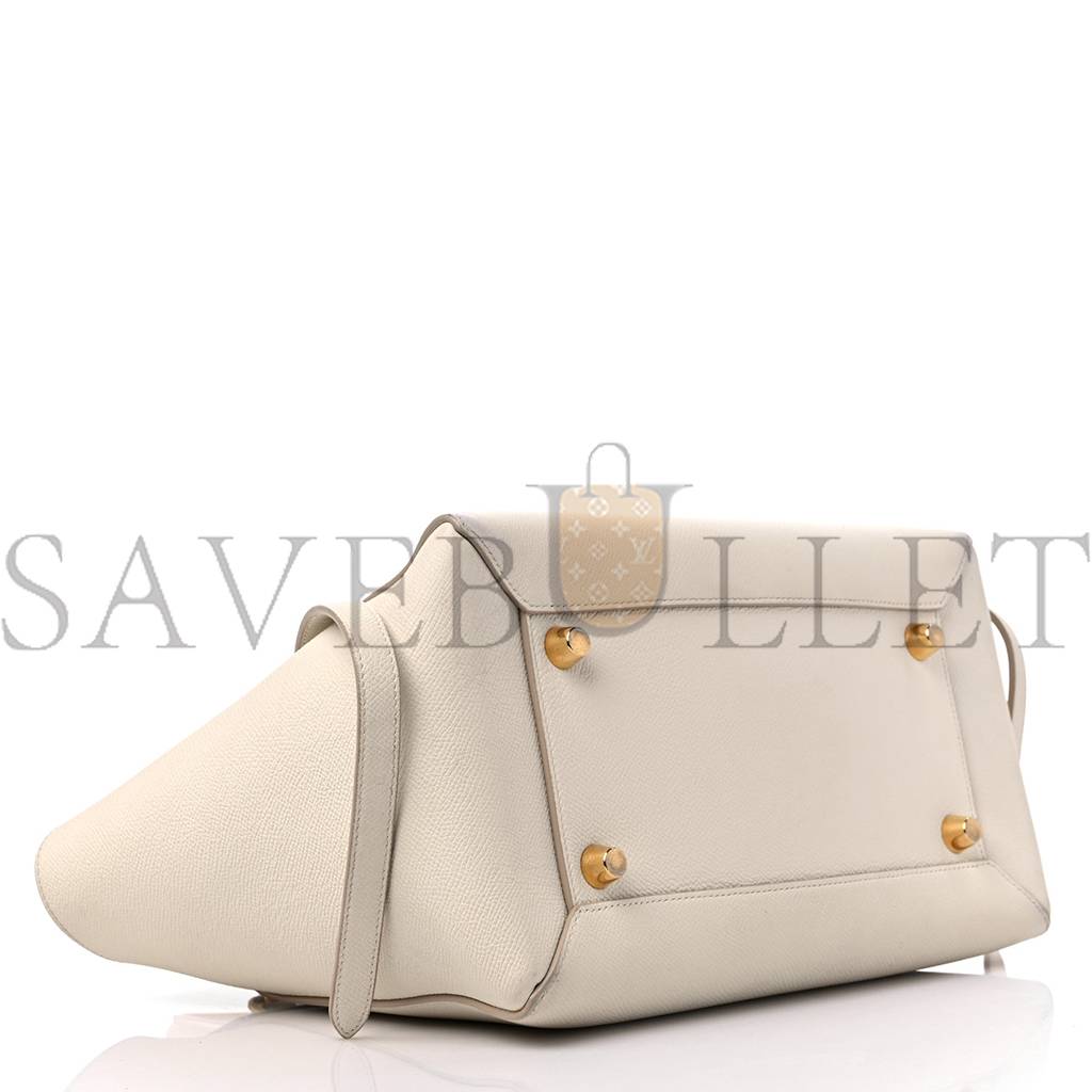 Ce**e grained calfskin mini belt bag linen (30*24*18cm)