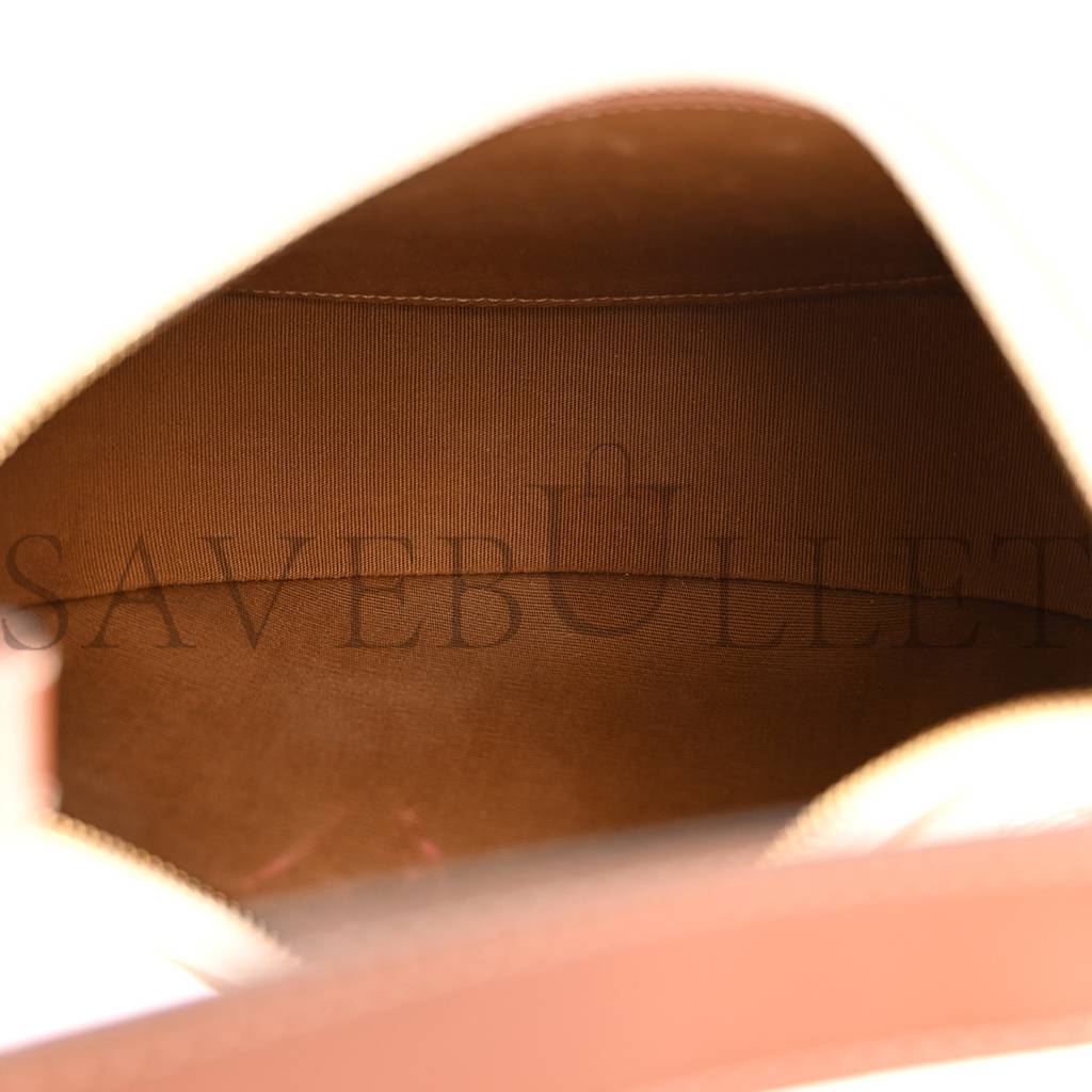 Ce**e canvas calfskin ava triomphe shoulder bag white (25*19*8cm)