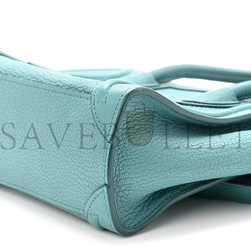 Ce**e goatskin nano luggage antarctic (20*20*8cm)