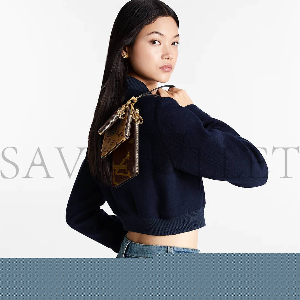 l**is V*t*n trio pouch m68756 (19.5*11.5*3cm)