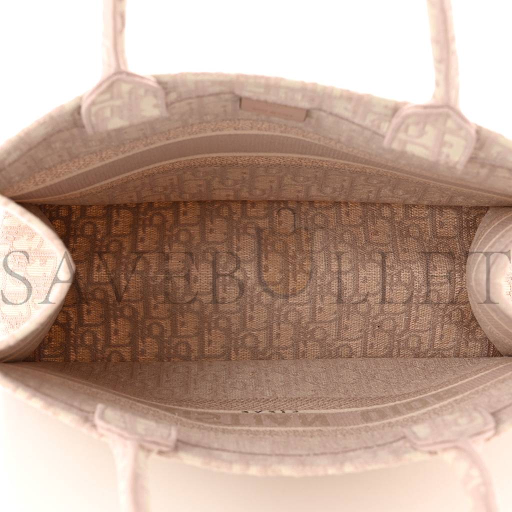 D*or oblique medium book tote rose des vents (36*25*15.2cm)