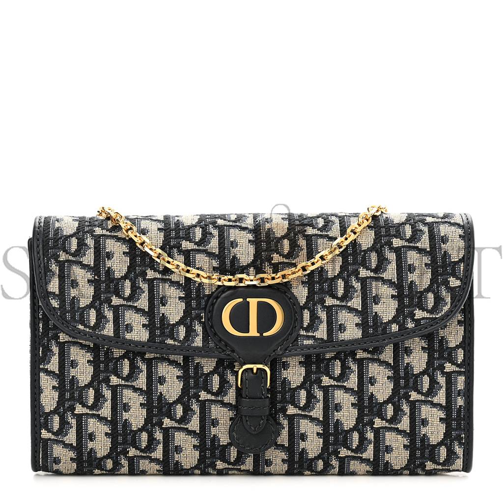 D*or oblique bobby east west pouch blue (22*13*3.2cm)