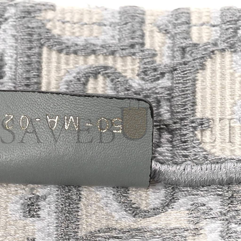 D*or oblique medium book tote grey (36*27*14cm)