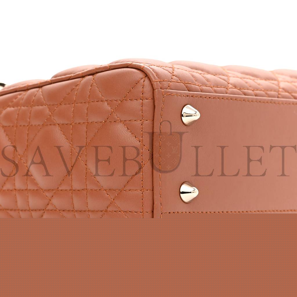 D*or calfskin cannage small my abcD*or lady D*or tan (20*18*6.4cm)