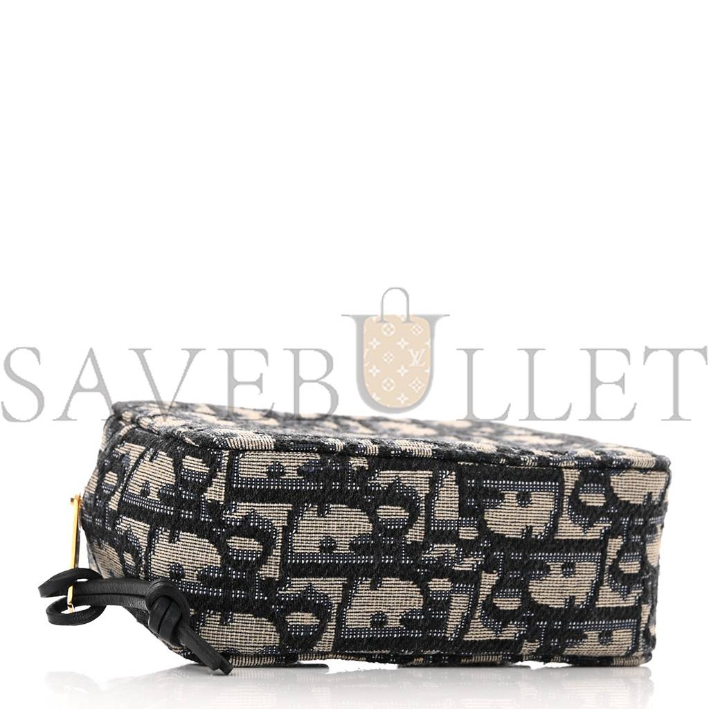 D*or oblique belt pouch blue (13*8*5.1cm)