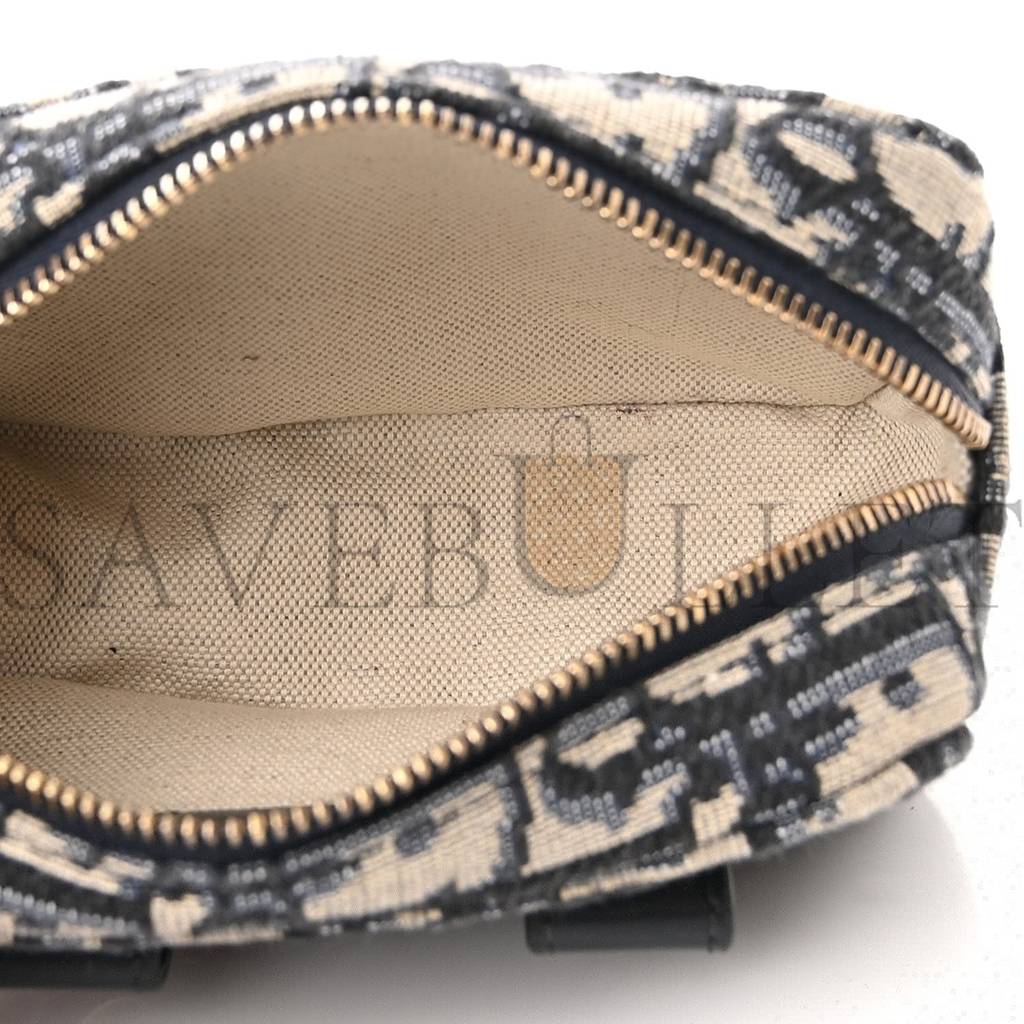 D*or oblique belt pouch blue (13*8*5.1cm)