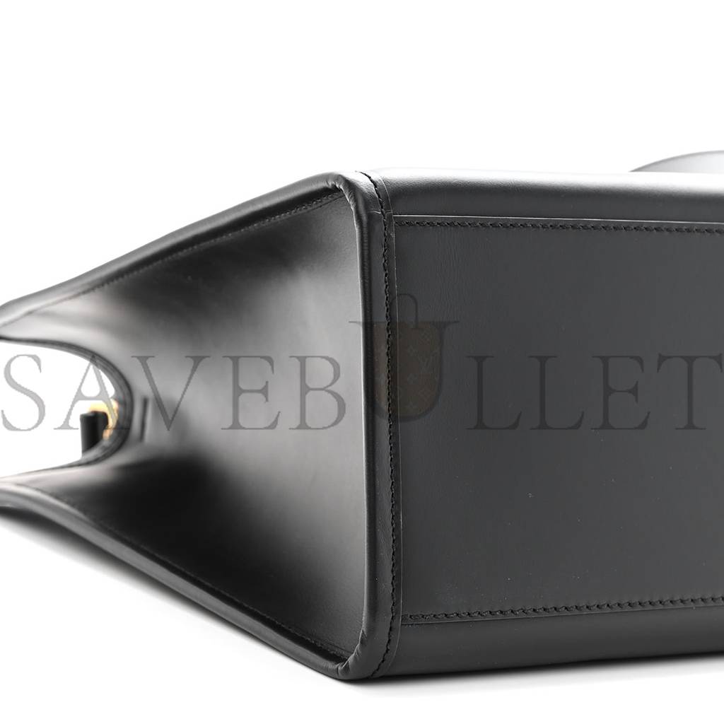 F**di vitello king plexiglass medium F**di sunshine shopper tote black (36*30*15cm)